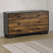 Eos - Dresser - Walnut & Black