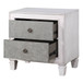Katia - Nightstand - Rustic Gray & Weathered White