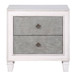 Katia - Nightstand - Rustic Gray & Weathered White