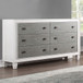 Katia - Dresser - Rustic Gray & Weathered White