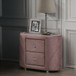 Salonia - Nightstand - Pink Velvet