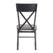 Edina - Side Chair (Set of 2) - Gray Fabric, Oak & Sandy Black