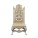 Danae - Side Chair (Set of 2) - PU, Champagne & Gold Finish