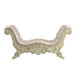 Vatican - Bench - Synthetic Leather, Light Gold & Champagne Silver