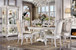 Vendome - 76" Round Dining Table With Pedestal Base - Antique Pearl