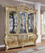Cabriole - Curio - Gold Finish
