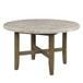 Karsen - Dining Table With Marble Top - Natural Marble Top & Rustic Oak