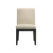 Froja - Side Chair Set of 2) - Beige Fabric & Black