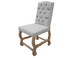 Marquez - Upholstered Chair With Tufted Back - Two Tone Light Brown