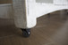 Stone - Kitchen Island With 3 Drawer / 2 Doors / 4 Shelves And Casters - Antiqued Ivory / Weathered Gray