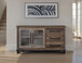 Loft Brown - 60” Buffet With 3 Drawer / 2 Doors - Two Tone Gray / Brown