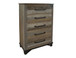 Loft Brown - 5 Drawer Chest - Two Tone Gray / Brown