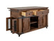 Parota - Kitchen Island - Cinnamon Brown