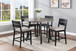Mathis - Counter Height Table - Black / Gray