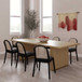 Chelsea - Ash Wood Rectangular Dining Table - Beige