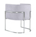 Giselle - Velvet Dining Chair Silver Leg