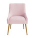 Beatrix - Pleated Velvet Side Chair