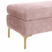 Delilah - Textured Velvet Bench