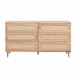 Carmen - 6 Drawer Dresser - Cane