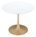 Opus - Dining Table - White / Gold