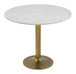 Fullerton - Dining Table - White / Gold