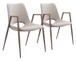 Desi - Dining Chair Walnut Legs (Set of 2)