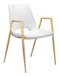 Desi - Dining Chair With Gold Legs (Set of 2)