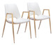 Desi - Dining Chair With Gold Legs (Set of 2)