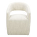 Barrow - Performance Fabric Rolling Dining Chair - Beige