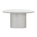 Elika - Faux Plaster Round Dining Table
