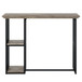 Zudora - Counter Height Table - Oak & Sandy Black