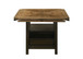 Oakly - Counter Height Table - Charcoal / Light Brown