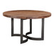Bent - Round Dining Table - Smoked