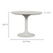 Tuli - Cafe Table - Light Gray