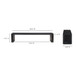 Post - Large Oak Dining Bench - Black