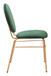 Odessa - Dining Chair (Set of 2) - Green & Gold