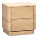 Round Off - Tall Nightstand - Light Brown