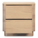 Round Off - Tall Nightstand - Light Brown / Oak
