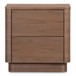 Round Off - Tall Nightstand - Dark Brown