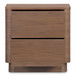 Round Off - Tall Nightstand - Dark Brown