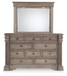 Blairhurst - Light Grayish Brown - Dresser And Mirror