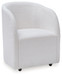 Rowanbeck - Ivory - Dining Upholstered Arm Chair (Set of 2)