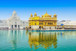 Tempered Glass With Foil - Golden Temple India - Light Blue