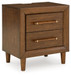 Lyncott - Brown - Two Drawer Night Stand