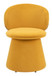 Oblic - Swivel Dining Chair - Orange