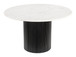 Izola - Dining Table - White / Black