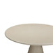 Fern - Textured Faux Plaster Concrete Indoor / Outdoor Round Dining Table - Beige