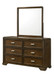 Coffield - Dresser & Mirror - Brown