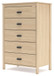 Cabinella - Tan - Five Drawer Chest