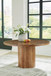 Dressonni - Brown - Round Dining Room Table